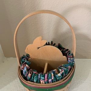 Longaberger 1999 Easter Basket with Rabbit Divider